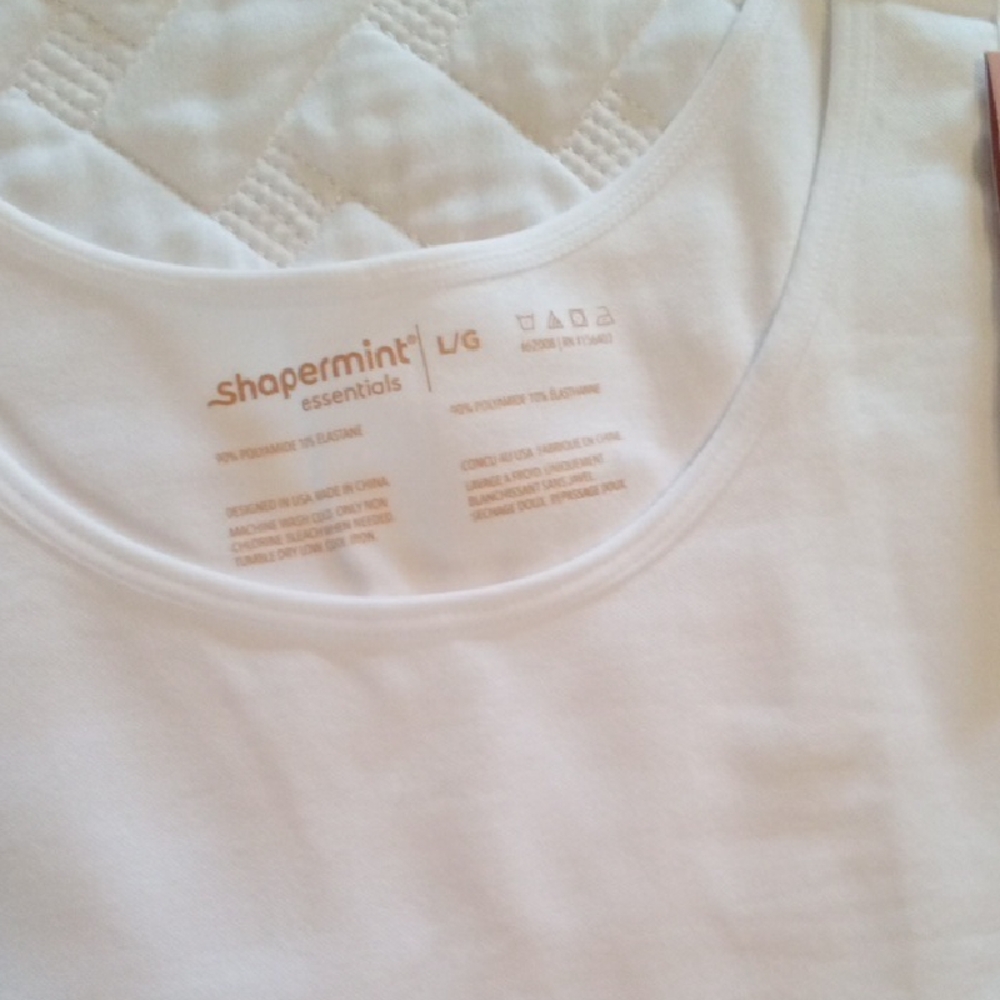 Shapermint Essentials Classic White Tank